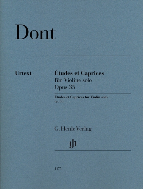 Jakob Dont - Études et Caprices für Violine solo op. 35 - 