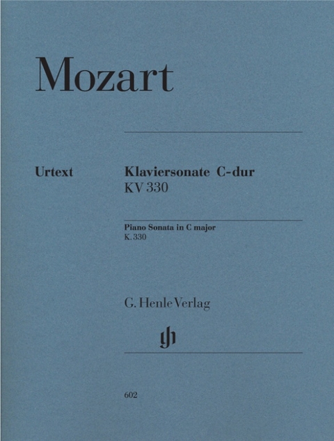 Wolfgang Amadeus Mozart - Klaviersonate C-dur KV 330 (300h) - 