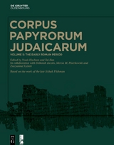 Corpus Papyrorum Judaicarum / The Early-Roman Period (30 BCE–117 CE) - 