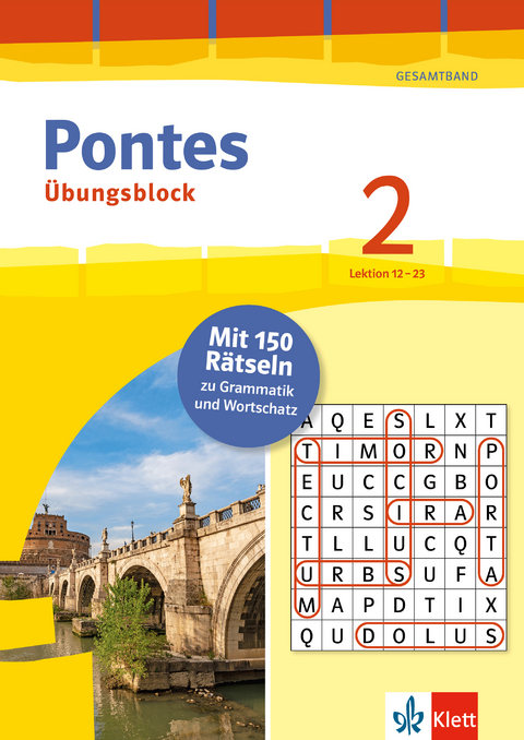 Pontes 2 Gesamtband (ab 2020) - Übungsblock zum Schulbuch 2. Lernjahr