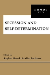 Secession and Self-Determination - 