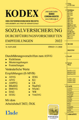 KODEX Sozialversicherung 2022, Band III - Baumann, Herta; Jakobs, Veronika; Doralt, Werner