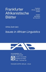 Issues in African Languages and Linguistics - 