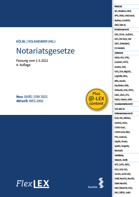 FlexLex Notariatsgesetze - 