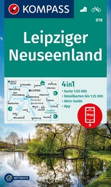 KOMPASS Wanderkarte 818 Leipziger Neuseenland 1:50.000 - 