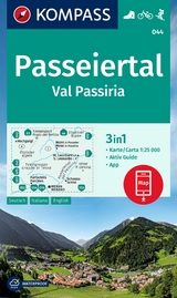 KOMPASS Wanderkarte 044 Passeiertal / Val Passiria 1:25.000 - 