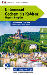 Untermosel Cochem bis Koblenz Mayen, Burg Eltz, Nr. 21 Outdoorkarte Deutschland 1:35 000 - 