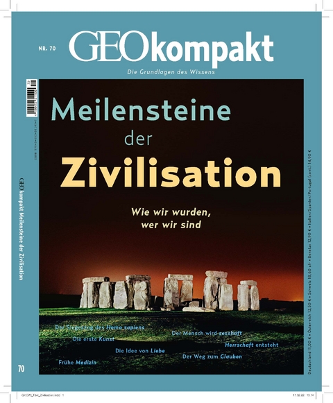 GEOkompakt / GEOkompakt 70/2022 - Meilensteine der Zivilisation - Jens Schröder, Markus Wolff