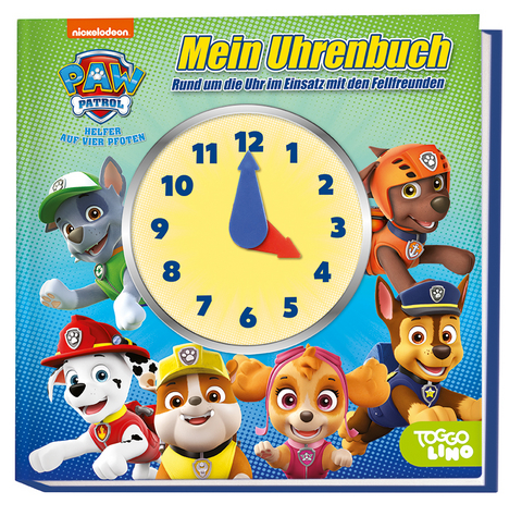 PAW Patrol: Mein Uhrenbuch - Rund um die Uhr im Einsatz mit den Fellfreunden -  Panini