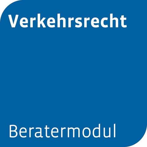 Beratermodul Verkehrsrecht