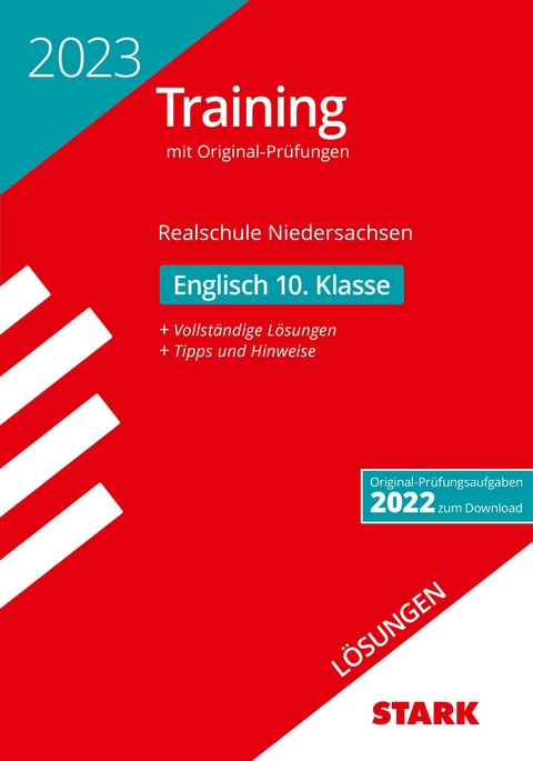 STARK Lösungen zu Original-Prüfungen und Training Abschlussprüfung Realschule 2023 - Englisch - Niedersachsen