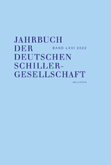 Jahrbuch der Deutschen Schillergesellschaft - 