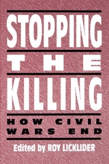 Stopping the Killing - Roy Licklider