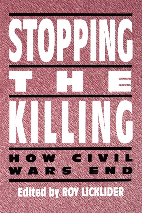 Stopping the Killing - Roy Licklider