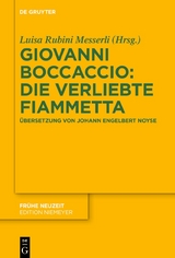 Giovanni Boccaccio: Die verliebte Fiammetta - 