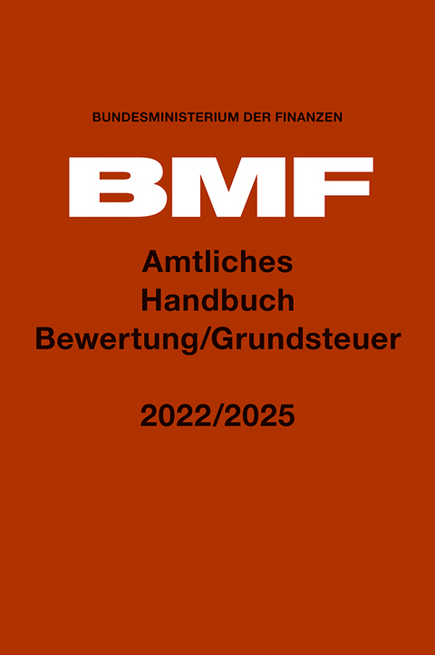 Amtliches Handbuch Bewertung/Grundsteuer 2022/2025