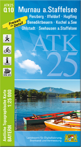 ATK25-Q10 Murnau a.Staffelsee (Amtliche Topographische Karte 1:25000) - 