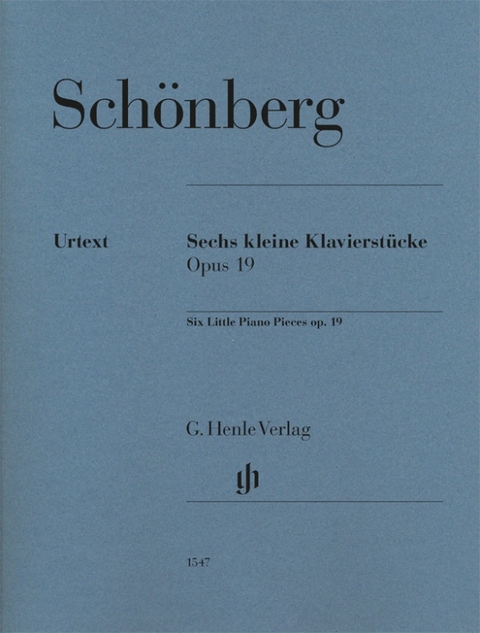 Arnold Schönberg - Sechs kleine Klavierstücke op. 19 - 