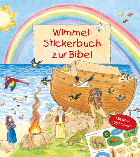 Wimmel-Stickerbuch zur Bibel - Reinhard Abeln, Melissa Schirmer