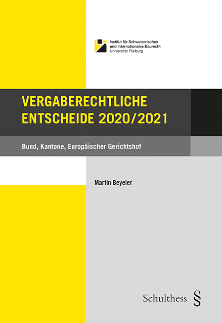 Vergaberechtliche Entscheide 2020/2021 - 