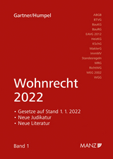 Wohnrecht 2022 - Gartner, Herbert; Humpel, Nikolaus