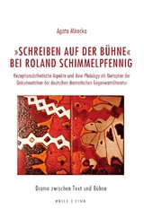 „Schreiben auf der Bühne“ bei Roland Schimmelpfennig - Agata Mirecka