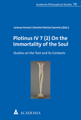 Plotinus IV 7 (2) On the Immortality of the Soul - 