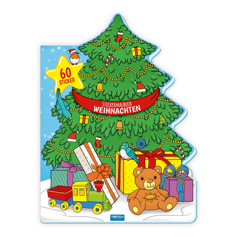 Trötsch Stickermalbuch Weihnachten - 