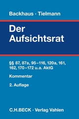 Der Aufsichtsrat - Backhaus, Richard; Tielmann, Jörgen