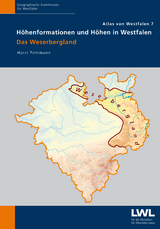 Höhenformationen und Höhen in Westfalen.<br>Das Weserbergland - Horst Pohlmann