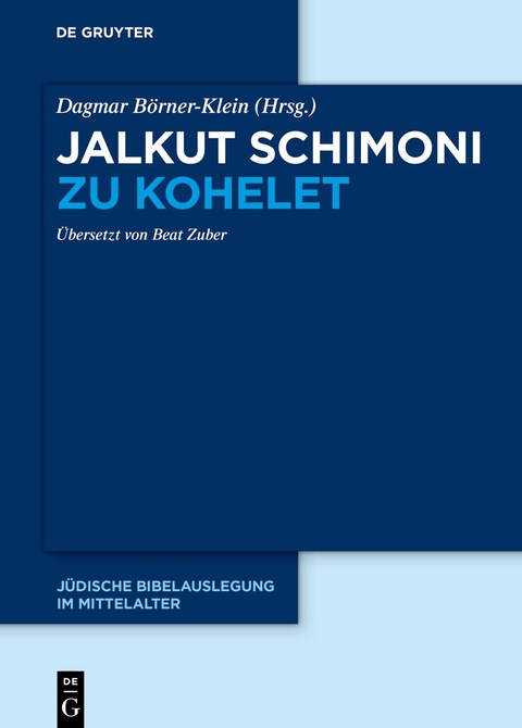 Jalkut Schimoni / Jalkut Schimoni zu Kohelet - 