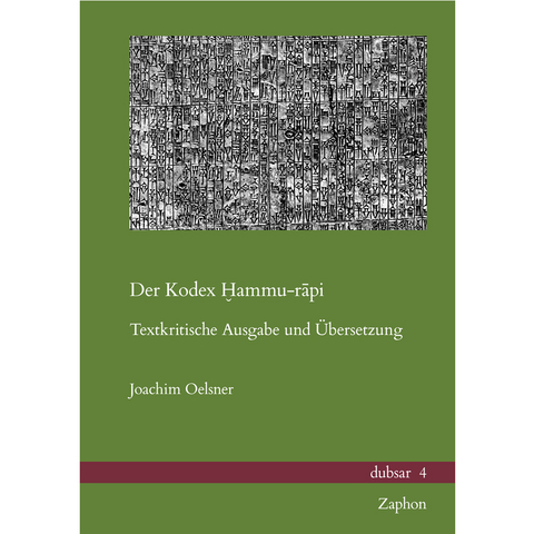 Der Kodex Ḫammu-rāpi - Joachim Oelsner