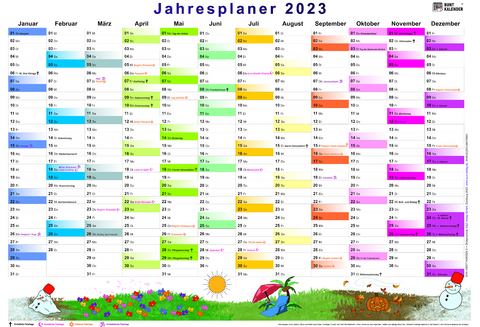 Jahresplaner 2023 - 