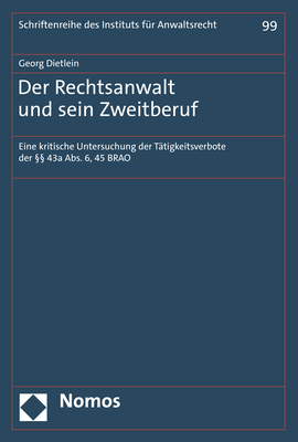 Der Rechtsanwalt und sein Zweitberuf - Georg Dietlein