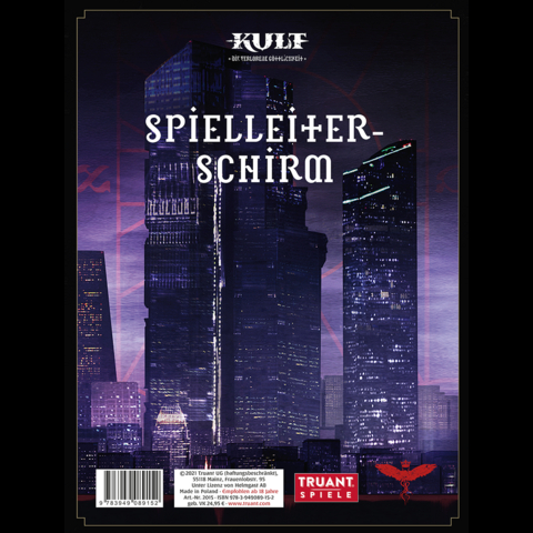 KULT Spielleiterschirm - 