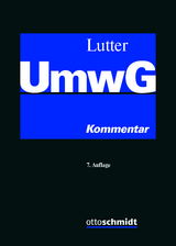 UmwG - Lutter, Marcus; Bayer, Walter; Vetter, Jochen