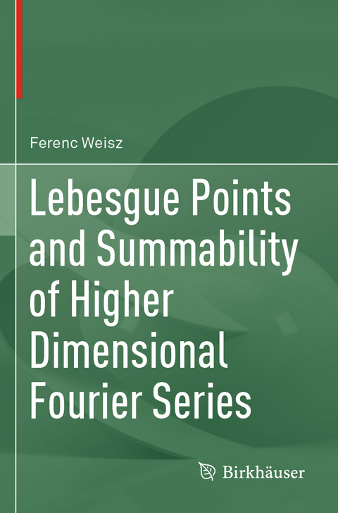 Lebesgue Points and Summability of Higher Dimensional Fourier Series - Ferenc Weisz