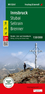 Innsbruck, Wander-, Rad- und Freizeitkarte 1:50.000, freytag & berndt, WK 0241 - 