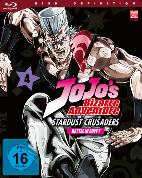 Jojo's Bizarre Adventure - 2. Staffel - Blu-ray Vol. 4 (Episoden 37-48) [2 Blu-rays] - Kenichi Suzuki
