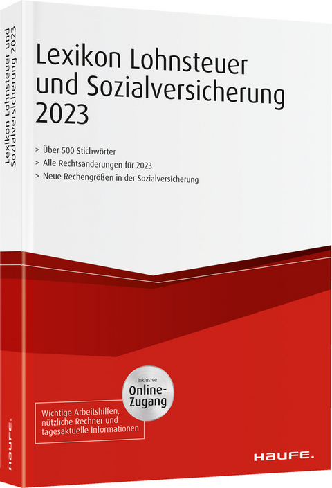 Lexikon Lohnsteuer und Sozialversicherung 2023