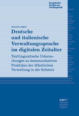 Deutsche und italienische Verwaltungssprache im digitalen Zeitalter - Alessandra Alghisi