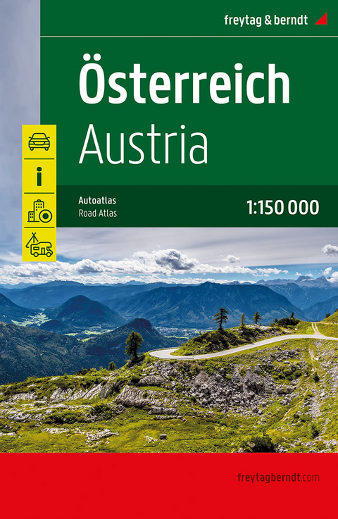 Österreich Supertouring, Autoatlas 1:150.000, freytag & berndt