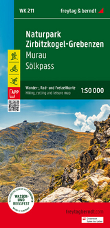 Naturpark Zirbitzkogel-Grebenzen, Wander-, Rad- und Freizeitkarte 1:50.000, freytag & berndt, WK 211 - 