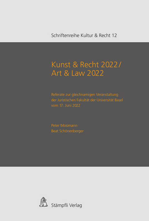 Kunst & Recht 2022 / Art & Law 2022 - 