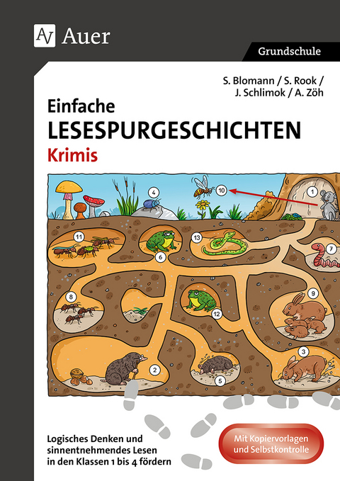 Einfache Lesespurgeschichten Krimis - S. Blomann, S. Rook, J. Schlimok, A. Zöh