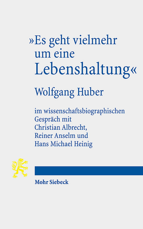 "Es geht vielmehr um eine Lebenshaltung" - Wolfgang Huber