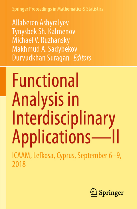 Functional Analysis in Interdisciplinary Applications—II - 