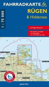 Fahrradkarte Rügen & Hiddensee - 