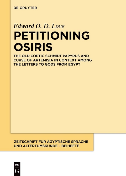 Petitioning Osiris - Edward O. D. Love