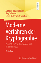 Moderne Verfahren der Kryptographie - Beutelspacher, Albrecht; Schwenk, Jörg; Wolfenstetter, Klaus-Dieter